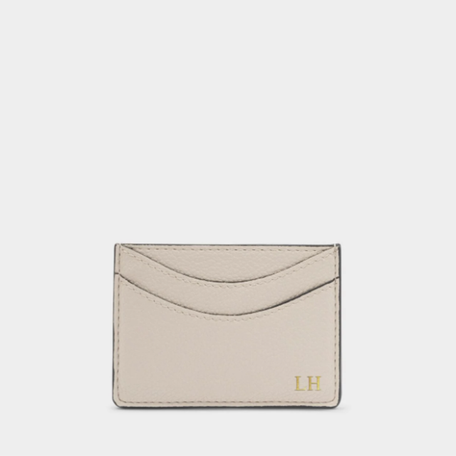 Katie Loxton Alba Card Holder in Oyster vegan leather wallet