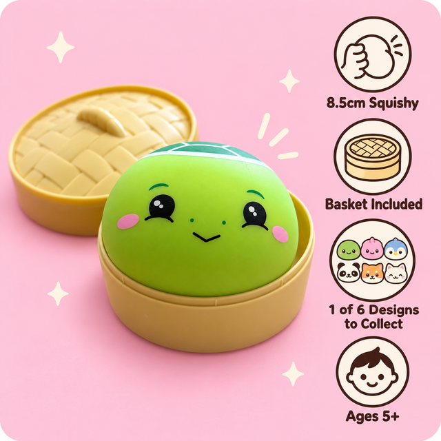 Kawaii Kutie 8.5cm dumpling squishy toy features