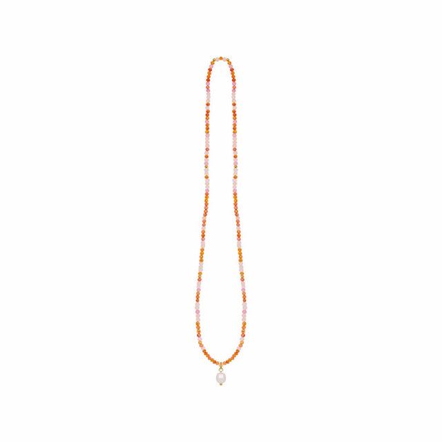 Blush Bloom crystal jewellery wrap necklace as part of the Kiki Collection.