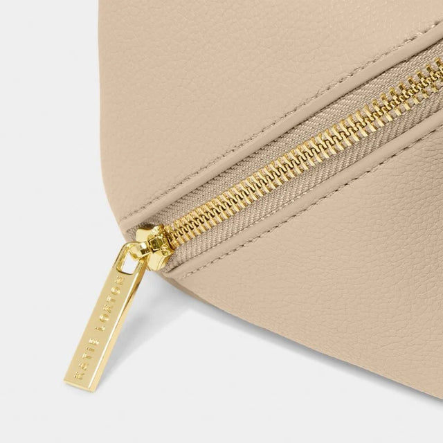 Katie Loxton Medium Make Up Bag - Light Taupe