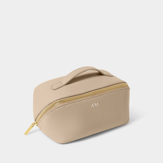 Katie Loxton Medium Make Up Bag - Light Taupe