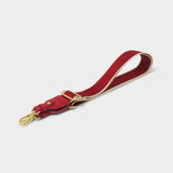 Katie Loxton Canvas Bag Strap - Garnet Red Stripe