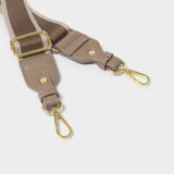 Katie Loxton Canvas Bag Strap - Mocha Stripe