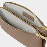 Katie Loxton Duo Pouch - Mocha