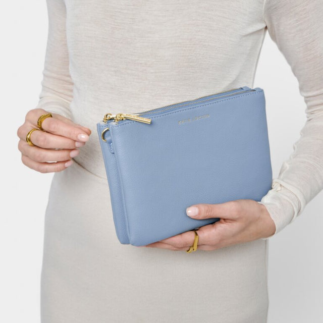 Katie Loxton Duo Pouch - Cornflower Blue