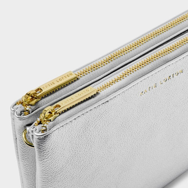 Katie Loxton Duo Pouch - Silver