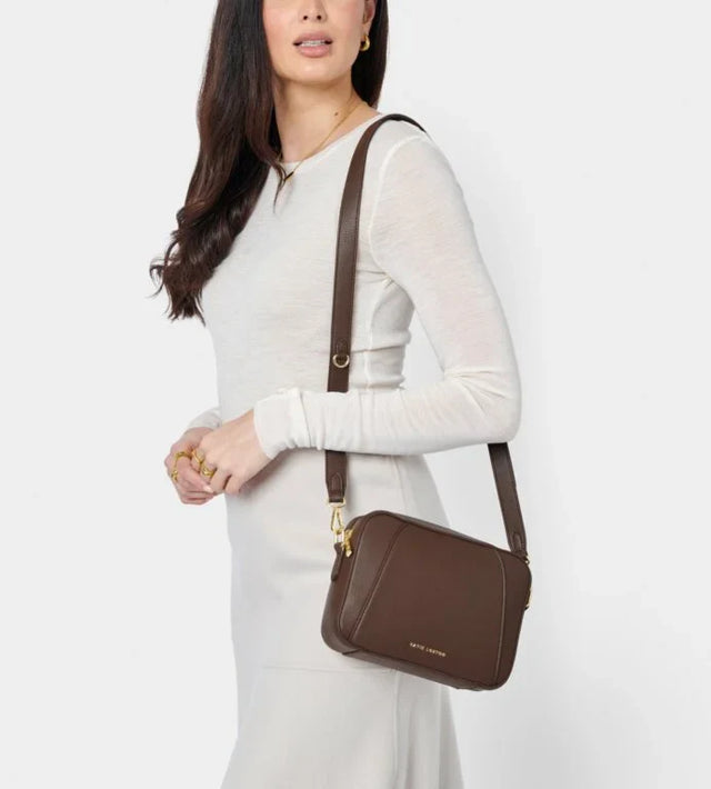 Katie Loxton Hana Crossbody Bag - Chocolate