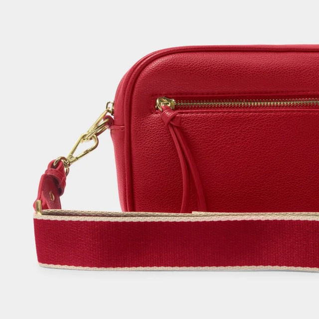 Katie Loxton Hallie Crossbody Bag - Garnet Red