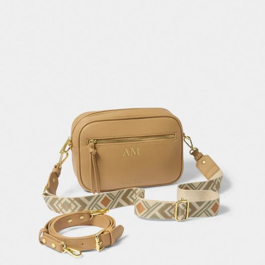 Katie Loxton Hallie Crossbody Bag - Camel