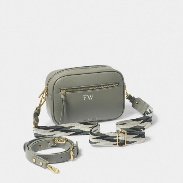 Katie Loxton Hallie Crossbody Bag - Graphite Green