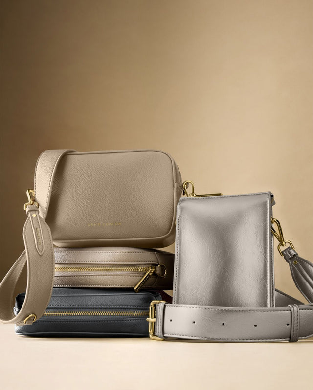 Katie Loxton Avery Small Crossbody Bag - Taupe