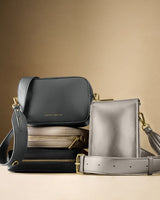 Katie Loxton Avery Small Crossbody Bag - Graphite