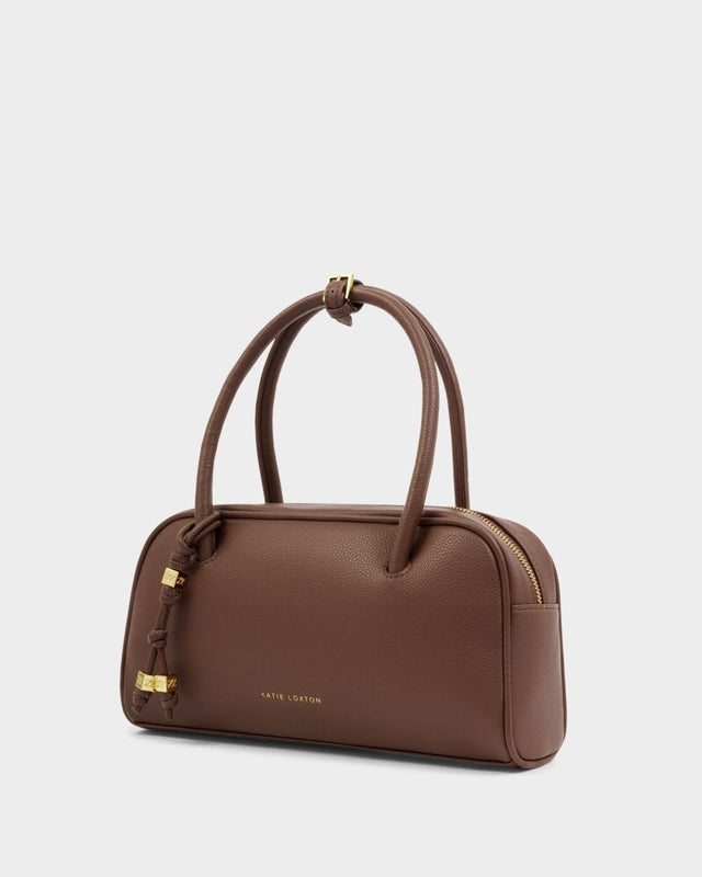 Katie Loxton Hadley Bowling Bag in Dark Chocolate