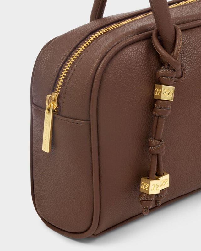 Katie Loxton Hadley Bowling Bag in Dark Chocolate