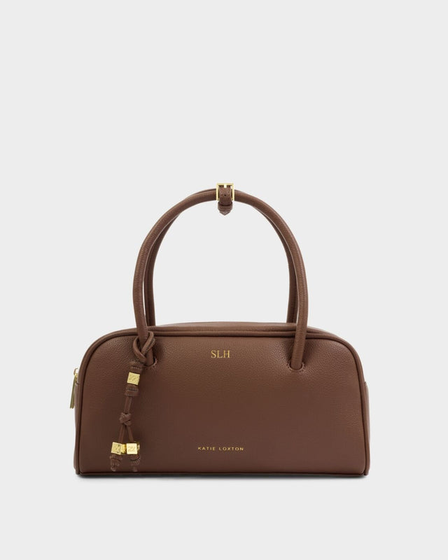 Katie Loxton Hadley Bowling Bag in Dark Chocolate