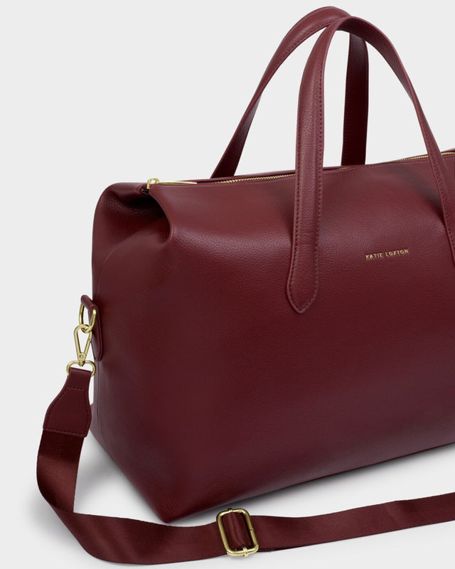 Katie Loxton Milan Cabin Bag - Cherry