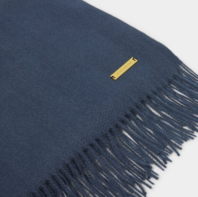 Katie Loxton Blanket Scarf - Navy