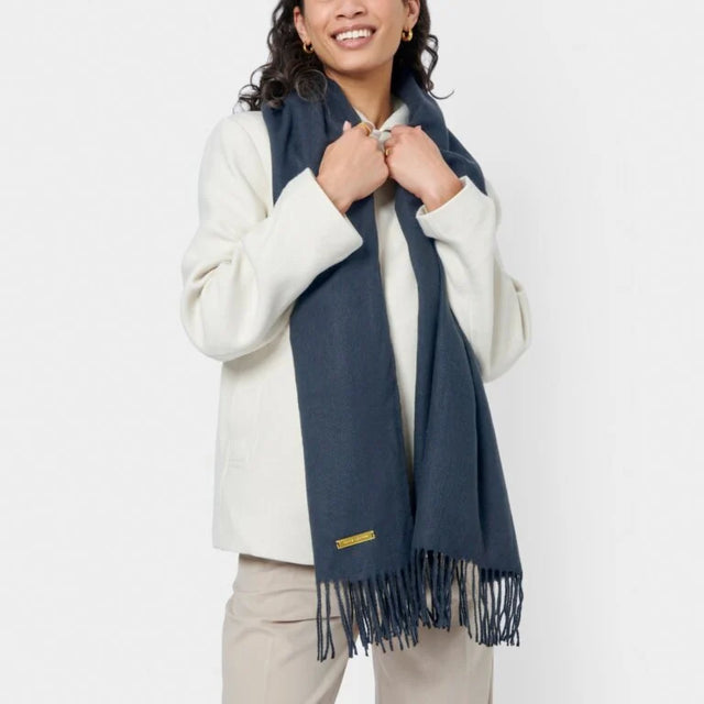 Katie Loxton Blanket Scarf - Navy