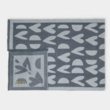 Katie Loxton Heart Blanket Scarf - Charcoal & White