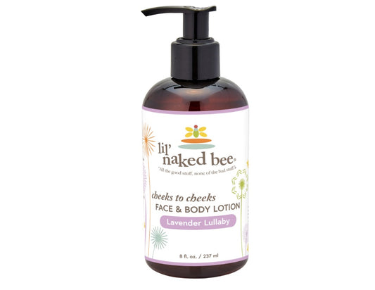 The Naked Bee Lil' Ones Lavender Lullaby Cheeks to Cheeks Face & Body Lotion 8 oz