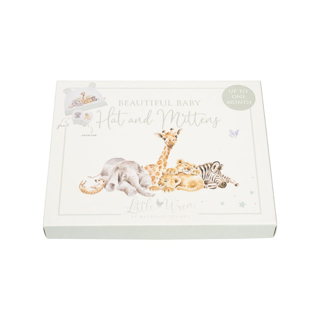 Wrendale Designs Little Savannah Hat & Mittens Set