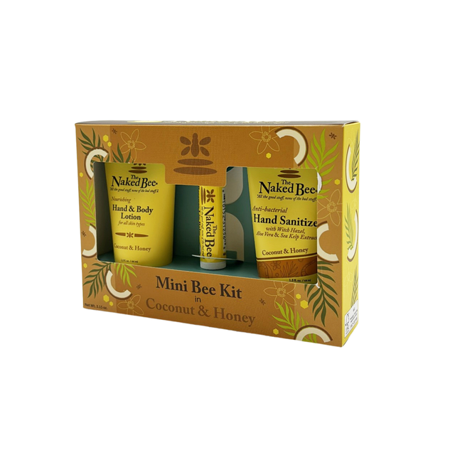 Naked Bee mini kit nourishing travel skincare set