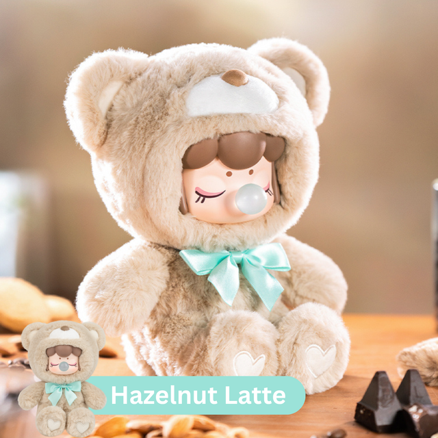 Colorful chocolate themed plush bear collection Rolife: Hazelnut Latte
