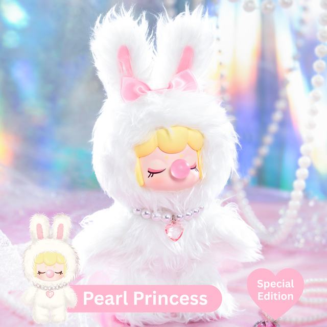 Nanci Shining Bunny hidden rare plush collectible: Pearl Princess