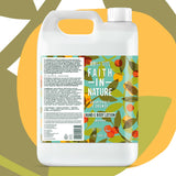 Natural citrus hand and body lotion with grapefruit and organic orange oils