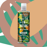 Natural curly hair shampoo with nourishing argan oil and shea butter