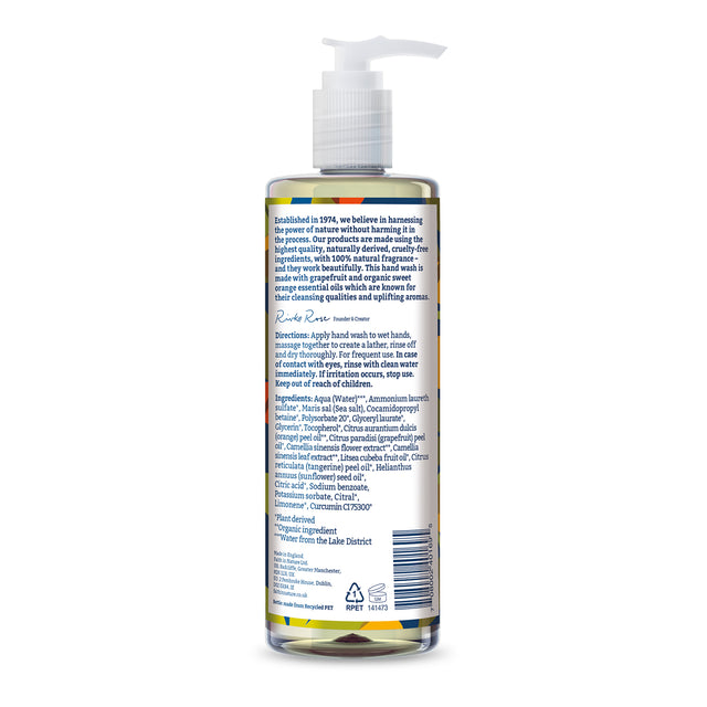 Natural hand wash suitable for frequent daily use