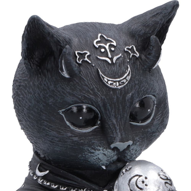 Nemesis Now Cult Cuties Feligor Cat Figurine — close-up of the cat face and forehead details