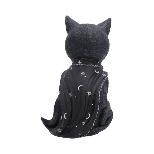 Nemesis Now Cult Cuties Feligor Cat Figurine — rear view of the flowing cape