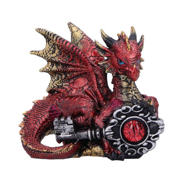 Nemesis Keeper of the Key red dragon figurine