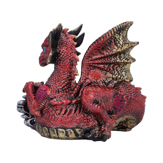 Nemesis Keeper of the Key red dragon figurine alternate view