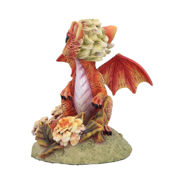 Nemesis Marigold Flower Dragon figurine alternate view