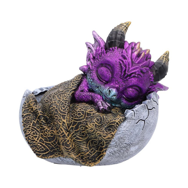 Nemesis purple dragon egg figurine