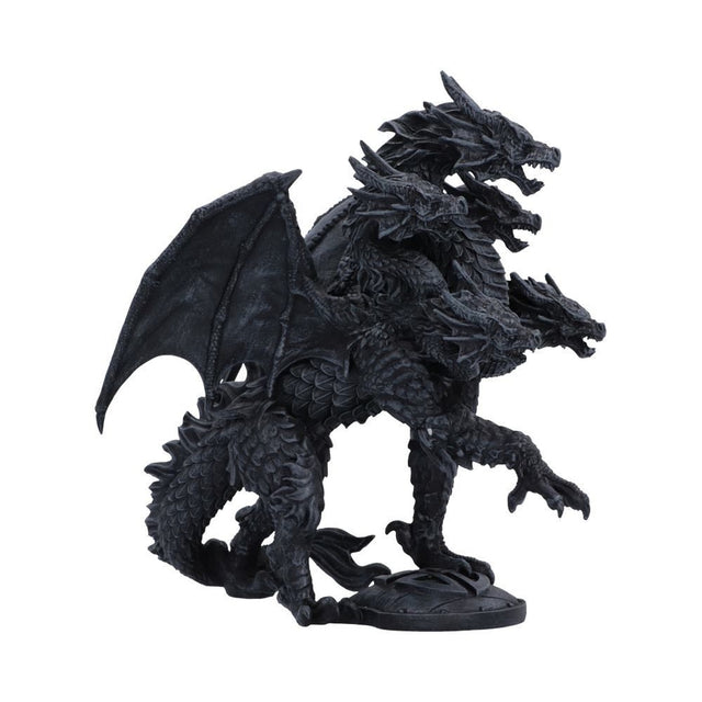 Nemesis Now Shadow Hydra Dragon Figurine (Small) — side profile showing the wings and heads