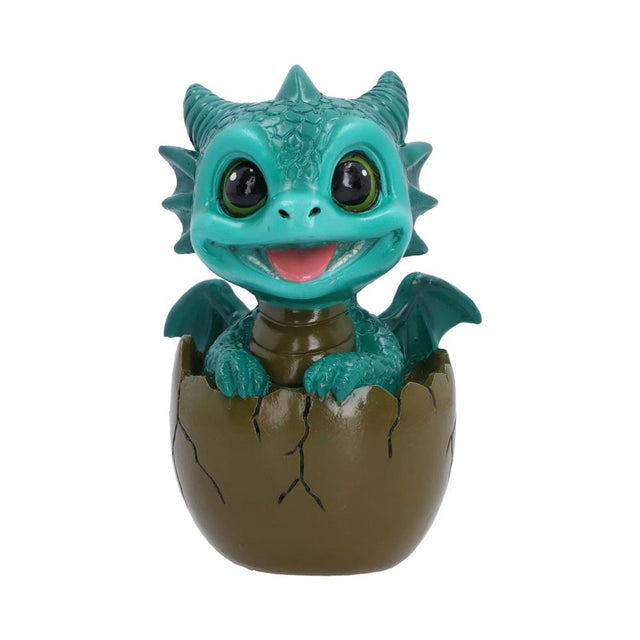 Nemesis Shellbound green baby dragon figurine