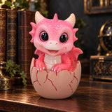 Nemesis Now Shellbound Pink Baby Dragon Figurine — 8.6cm displayed in a dark gothic setting