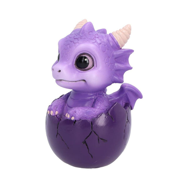 Nemesis Shellbound purple baby dragon figurine alternate view