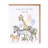Wrendale Designs Welcome to the world Card