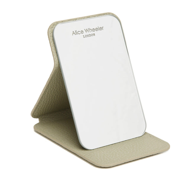 Alice Wheeler Mini Folding Mirror - Pistachio