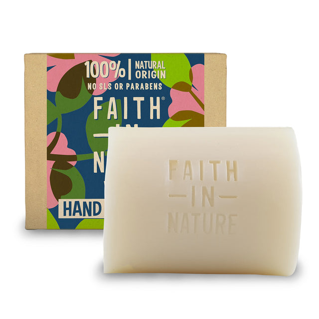 Plastic free rose soap bar in recyclable cardboard packaging