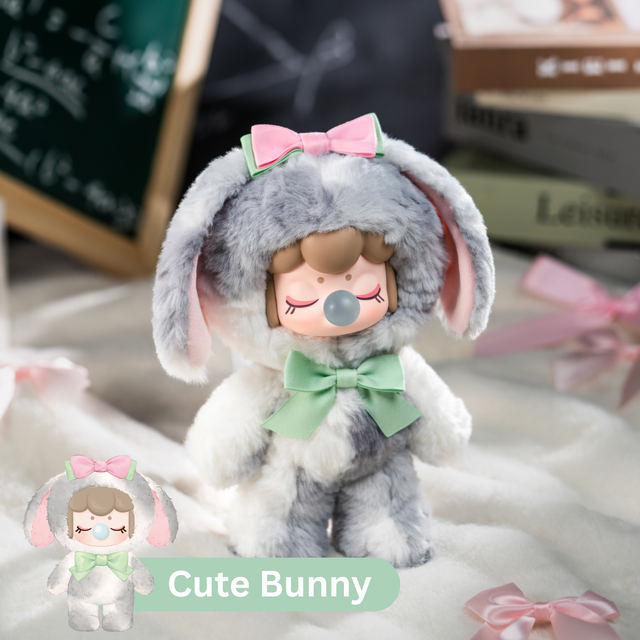 Poseable Rolife bunny plush doll with inner skeleton: Cute Bunny