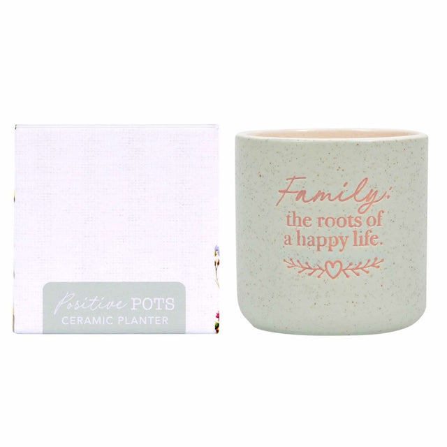 Splosh family positive pot in pastel ceramic finish