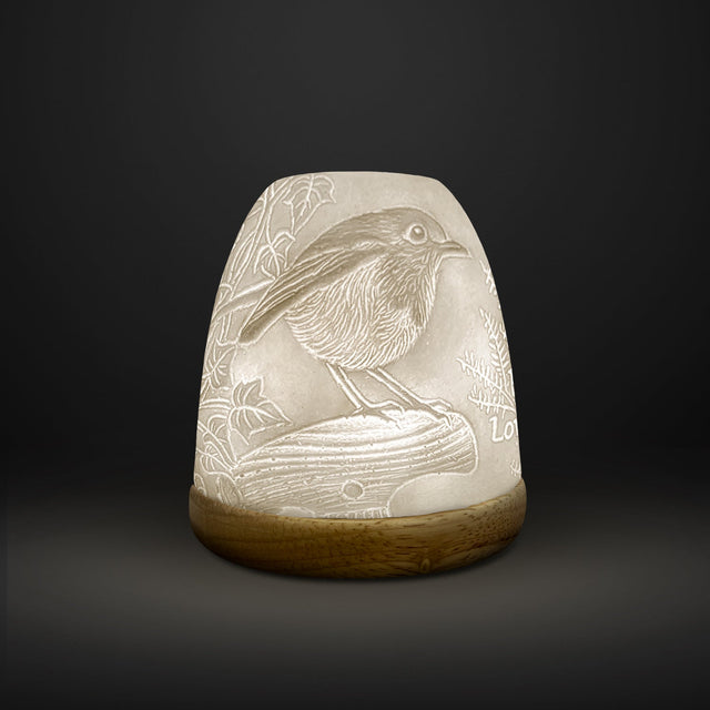 Robin porcelain dome tealight holder