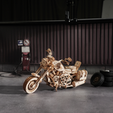 Robotime ROKR Cruiser Motorcycle 3D wooden model kit