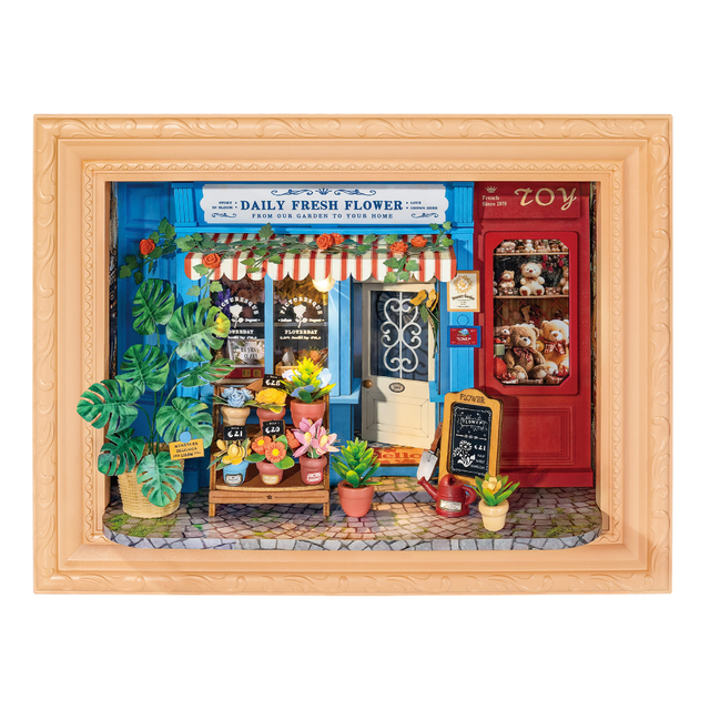 Robotime Rolife Daily Fresh Flower DP003 DIY shadow box frame