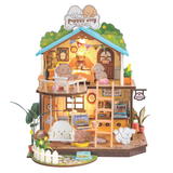 Robotime Rolife Puppy's Cozy Villa DG169 DIY miniature house kit